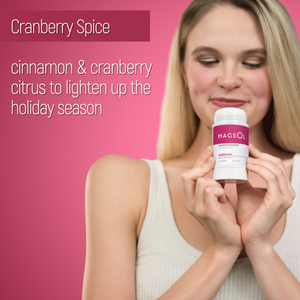 Natural Deodorant for Women & Men 3.2 oz (Cranberry Spice)