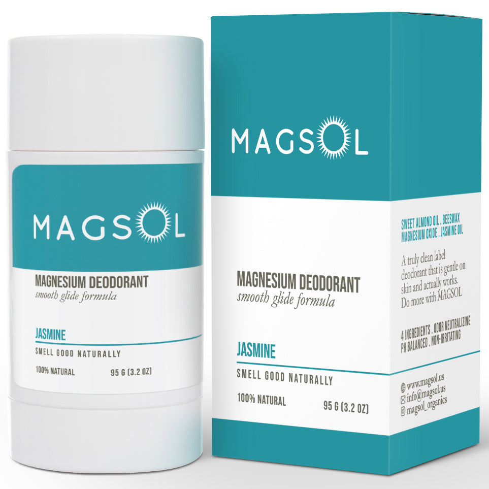 Natural Deodorant for Women & Men 3.2 oz (Jasmine)