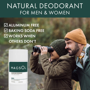 Natural Deodorant for Women & Men 3.2 oz (Hunter: Tobacco & Vanilla)