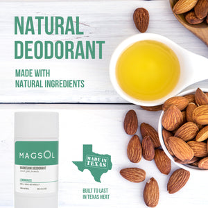 Natural Deodorant for Women & Men 3.2 oz (Lemongrass)
